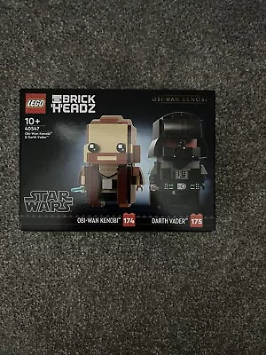 Buy Lego Star Wars 40547 - Obi-Wan Kenobi & Darth Vader Brickheadz - Brand New • 22.90£