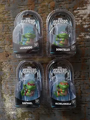 Buy 4x Teenage Mutant Ninja Turtles NECA Scalers TMNT Rapheal Leonardo Donatello NEW • 9.49£
