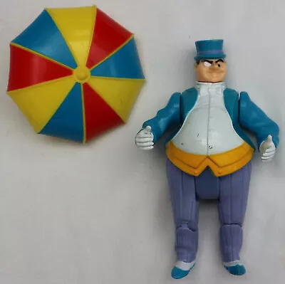 Buy Vintage Batman DC Comics Superheroes PENGUIN 4  DC ToyBiz Figure + Umbrella 1989 • 9.99£