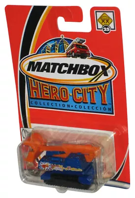 Buy Matchbox Hero City Collection (2002) Blue & Orange Demolition Machine #25 • 11.68£