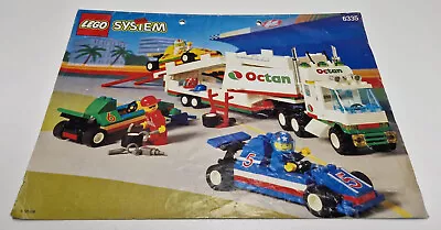 Buy LEGO 6335 Town Indy Transport Racing Car Formula 1 Transporter Octan Building Instructions • 11.13£