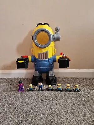 Buy Fisher-Price Imaginext Minions MinionBot Robot And Playset With Punching Action • 34.99£