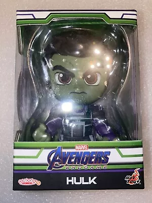 Buy Hulk Figure Marvel Hot Toys Avengers Endgame Cosbaby Figure Bobble-Head RARE • 28£