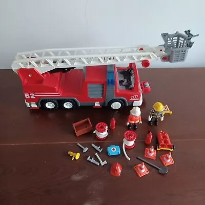 Buy Vintage Playmobil Fire Engine Truck Figures Accessories • 10£