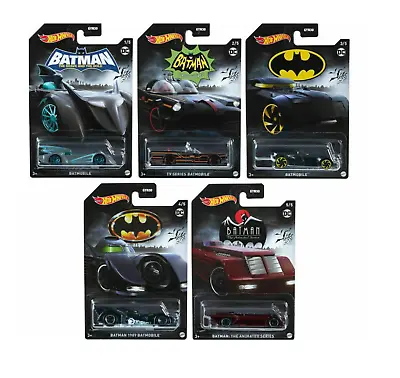 Buy Hot Wheels DC Comics BATMAN 2021 Series Diecast Cars Scale 1:64 - 5 PACK Bundle • 21.99£