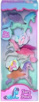 Buy Kandytoys Magical Flying Ponies - Ty6948 Pony Figures Unicorn Toys Pretend • 8.99£