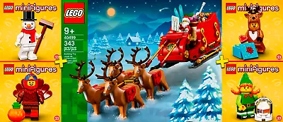 Buy LEGO Christmas / Christmas #40499, #71034 - Santa's Sleigh + Minifigures - 100% NEW • 97.66£