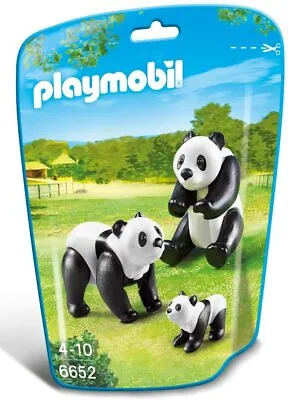 Buy Playmobil City Life Panda Family For Playmobil Zoo Animals 6652 BRAND NEW • 7.99£