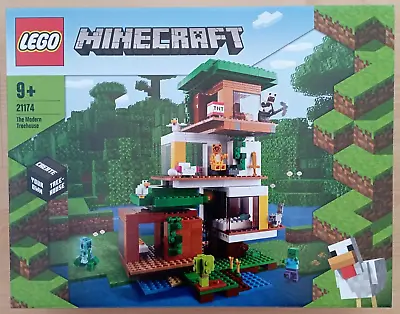Buy Lego Minecraft 21174 The Modern Treehouse - Brand New & Sealed • 85£
