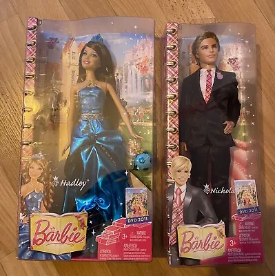 Buy Barbie Princess Charm School Hadley And Nicholas Doll Rare VHTF V6912 V6828 New • 298.97£