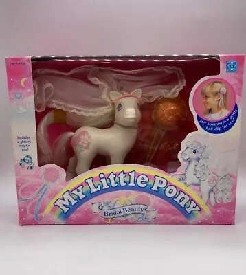 Buy Vintage G1 My Little Pony BRIDAL BEAUTY Bride MISB MIB MOC MLP Hasbro Toy 1992 • 249.99£