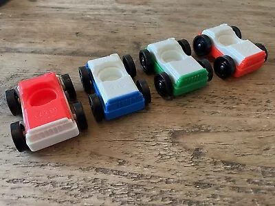 Buy 4 X Vintage Fisher Price  Cars - All Different Colours • 6.99£