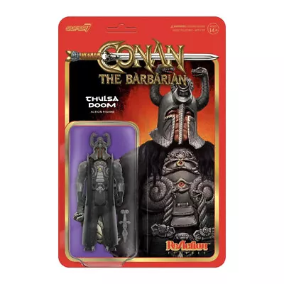 Buy 1982 Conan The Barbarian Thulsa Doom ReAction 10cm Figure Super7 • 34.46£