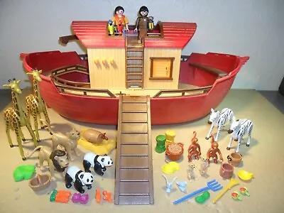 Buy PLAYMOBIL NOAHS ARK (Zoo Animals,Accessories,Figures,Arc,Boat,Ship) • 16.49£
