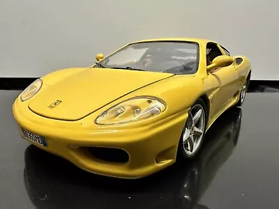 Buy 1:18 Ferrari 360 Modena Performance Super Car 1/18 🇮🇹 Yellow Hot Wheels • 25£