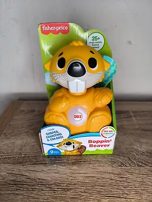 Buy Boppin Beaver Interactive Toy Fisher-Price Linkimals 25+ Sounds Phrases Lights • 11.99£