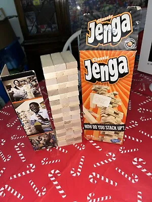 Buy Classic Jenga Hasbro 2012 Genuine Hardwood Blocks With Box - Complete • 8.10£