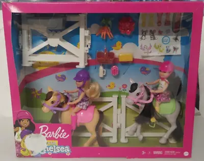 Buy Barbie Chelsea With 2 Dolls, 2 Horses And Lots Of Accessories Play Set New • 51.46£