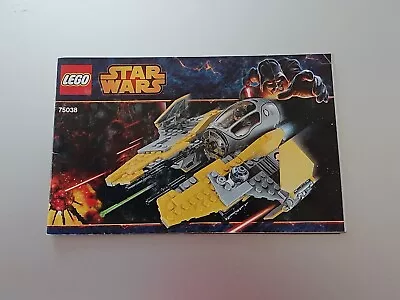 Buy Lego Star Wars. Manual Only For Star Wars 75038 Anakin's Jedi Interceptor  • 1.99£