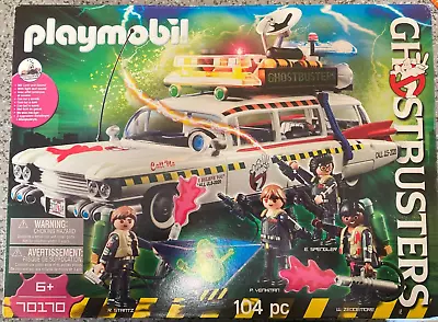 Buy Playmobil 70170 Ghostbusters Car Ecto 1A Damaged Box Rare Complete BNIB • 70£