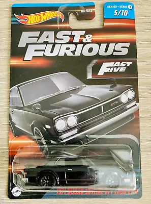 Buy Hot Wheels 1971 Nissan Skyline 2000 GT-R 1:64 Fast And Furious HNT15 • 6.99£