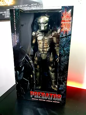 Buy NECA Predator Jungle Hunter 1/4 Scale Action Figure With LED Lights New Official • 144.99£