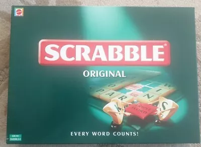 Buy SCRABBLE Original Vintage Game By Mattel 1999 Edition.Complete. MINT. FREE P&P  • 12.50£