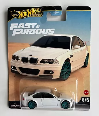 Buy Hot Wheels BMW M3 E46 Euro Fast GPK52 Fast And Furious - Free & Fast Shipping! • 16.99£