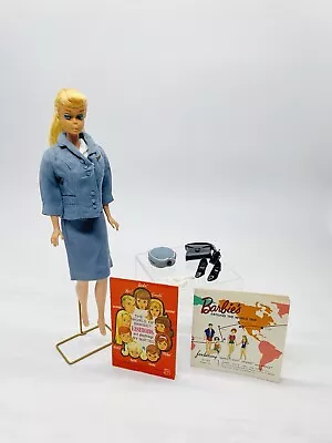 Buy Vintage 1966 Barbie #1678 Pan American Airways Stewardess Made In Japan • 1,280.30£