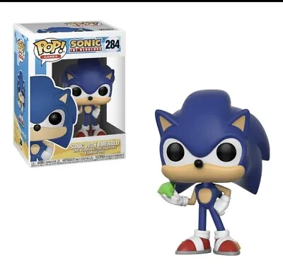 Buy Funko Pop Sonic The Hedgehog With Emerald #284 Brand New • 14.99£