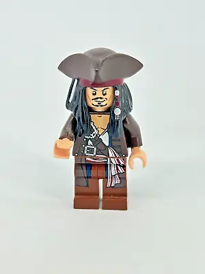 Buy LEGO Minifigure - Pirates Of The Caribbean Captain Jack Sparrow Tricorne POC011 • 5.99£