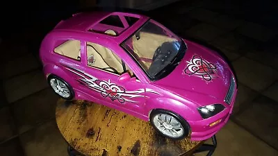 Buy Mattel 2003 - Barbie Car - FLAVAS Car - Show Car - Purple With Strap And Mirror • 30.72£