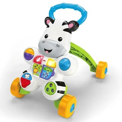 Buy (Without Additional Batteries) - Fisher-Price DLF00 Learn With Me Zebra Walker • 49.69£