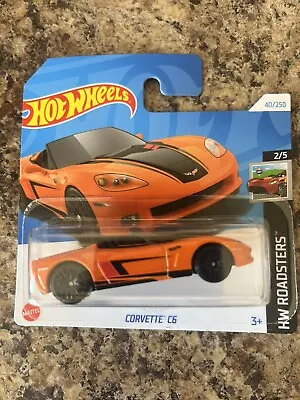 Buy Hot Wheels Car Corvette C6 Orange • 5.95£