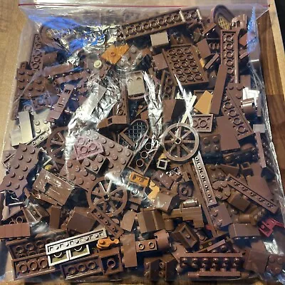 Buy 500g Bag Of Lego Mixed Bricks & Parts Brown • 10£