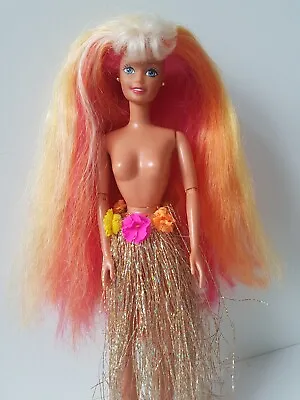 Buy Hula Hair Barbie - No Top - Utra Long Hair 90s Mattel Hawaii • 20.80£