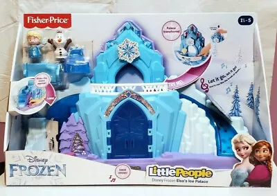Buy Fisher Price Little People Disney Frozen Little People Elsa Ice Palace • 102.50£