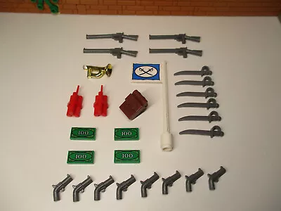Buy (A13/7) LEGO Western Figures Accessories Guns Rifle Saber Flag Dynamite Cowboy • 20.58£