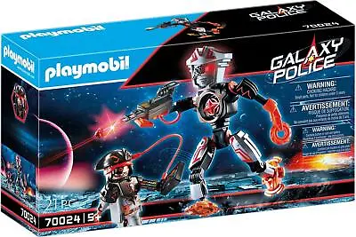 Buy Playmobil Galaxy Space Pirates Robot With Gripper Arm Light Effects 70024 New • 17.99£