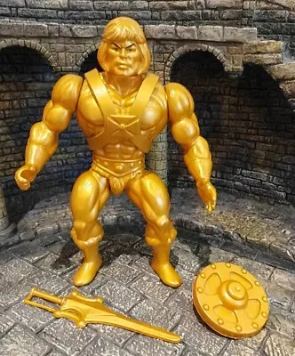 Buy Masters Of The Universe Super7 Gold Statue He-Man Action Figure Complete  • 34.99£