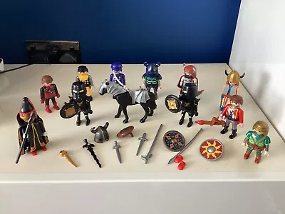 Buy Playmobil Knights Fighters Medieval Theme Figures Bundle Horse Weapons • 11.95£