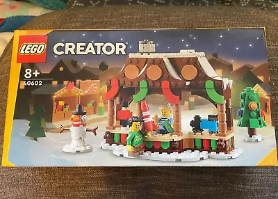 Buy LEGO 40602 Christmas Winter Market Stall Brand New Sealed Set Limited Edition • 15.95£