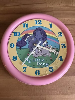 Buy My Little Pony MLP Vintage Clock Reversible Design Plus Barbie Clock Face • 14.99£