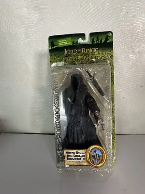 Buy LORD OF THE RINGS FIGURE WITCH KING RINGWRAITH SWORD LUNGING THE FELLOWSHIP Open • 11.99£