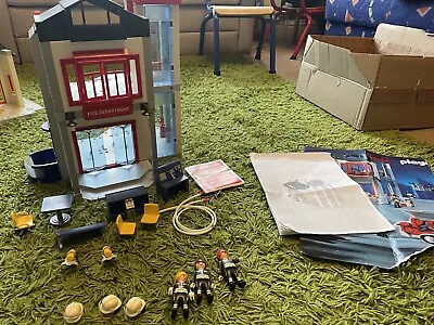 Buy Playmobil 3885 Rescue Fire Station With Hose Tower Incomplete  • 13£