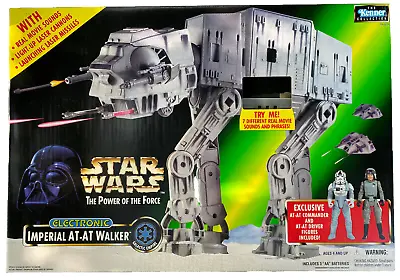 Buy Star Wars POTF ELECTRONIC IMPERIAL AT-AT WALKER 1997 MISB EXCELLENT SEALED • 249.99£