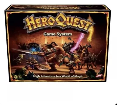 Buy New! Hasbro Hero Quest Game System Board Game Avalon Hill Hero Quest.Damaged Box • 39.98£
