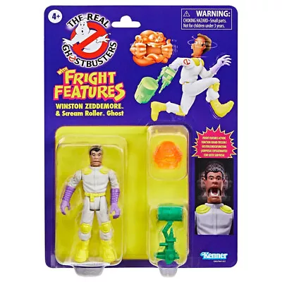 Buy The Real Ghostbusters Winston Zeddemore Fright Features Kenner Classics Hasbro • 25.76£