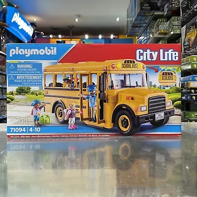 Buy Playmobil School Bus 71094 City Life NEW RELEASE • 29.99£