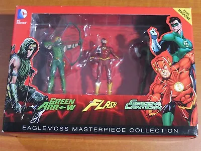 Buy Eaglemoss DC Collection: JUSTICE LEAGUE Ltd 5500 Green Arrow Flash Green Lantern • 39.99£